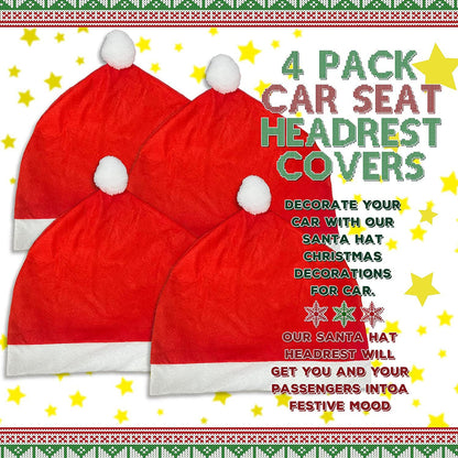 Christmas Car Chair Covers Christmas Day Decorations